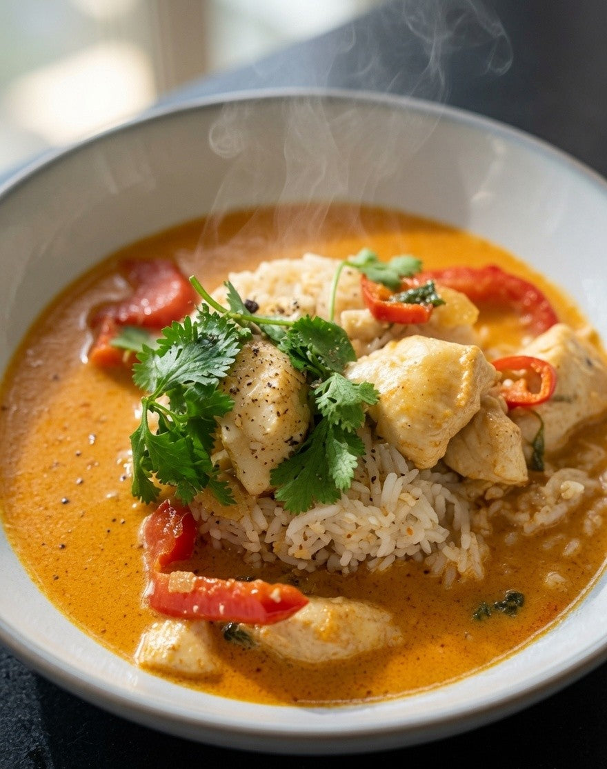 Thai Red Curry with Jewfish